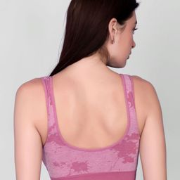 Gopalvilla Abstract Printed Full Coverage Workout Bra with All Day Comfort image 4