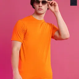 Moda Rapido Men Pack of 2 Solid Round Neck Cotton T-shirts-image-77