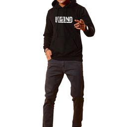 BOMBAE TEES Men Typography Print Hooded Sweatshirt-image-37
