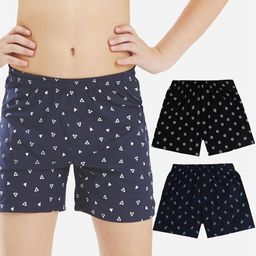 Bodycare Kids Girls Conversational Printed Shorts-image-21
