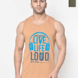 SLOWLORIS Men Pack Of 2 Typography Printed Round Neck Cotton Slim Fit T-shirts-image-96