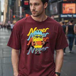 SMARTEES Men Printed Applique T-shirt-image-79