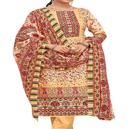 DRAVINAM Trends Printed Unstitched Dress Material-image-55