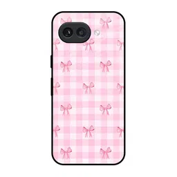 QRIOH Women Bowtique Printed Sleek & Lightweight Silicone Google Pixel 9A Glass Back Case-picture-14