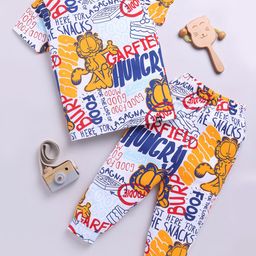 YK X Minute Mirth Boys Printed Pure Cotton T-shirt & Joggers-image-18