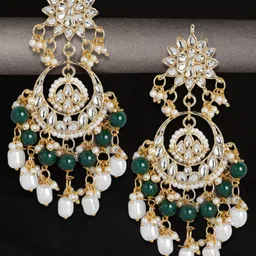 OOMPH Floral Chandbalis Earrings-50