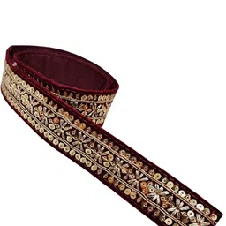 Navti Creations Golden Embroidered Adjustable Kamarband-picture-4