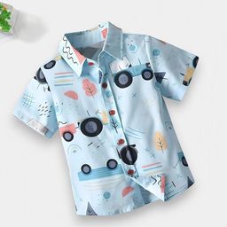 DUTT CREATION Boys Classic Floral Printed Formal Shirt-image-73