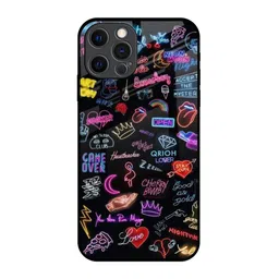 QRIOH Quirky Printed iPhone 12 Pro Back Case Mobile Accessories-picture-31