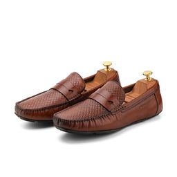 CORDWAINERS Envr Brun Men Leather Formal Slip On Loafers-image-19