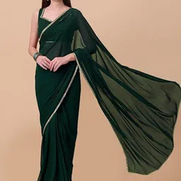 SATAZ Gotta Patti Pure Georgette Ready to Wear Saree-image-78