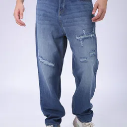 The Indian Garage Co Men Tapered Fit Light Fade Jeans-picture-9