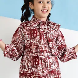 Ishti Print Tie-Up Neck Top-picture-13