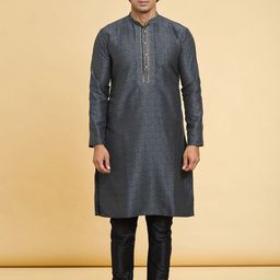 Arihant Rai Sinha Men Regular Kurta with Churidar-image-82
