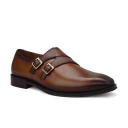 ROSSO BRUNELLO Men Leather Formal Monk Shoes-image-92