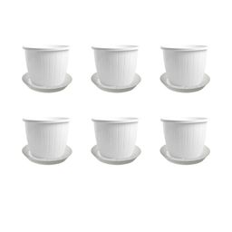 Go Hooked 8 Inch Duro Pot for Plants with Saucer Tray-98