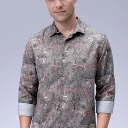 The Indian Garage Co Men Animal Opaque Printed Casual Shirt-picture-18