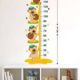 LANSTICK Yellow & Brown Printed Self-Adhesive WallStickers-image-38