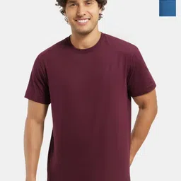 Jockey Pack of 2 Super Combed Cotton Rich Round Neck Half Sleeve Tshirt-2714-image-31