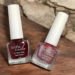 Indie Nails Women Pack Of 2 Cherry Blossom Color Nail Polish-picture-17