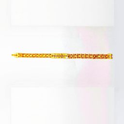 Dynamic Retail Global Stainless Steel Gold Pleated Link Bracelet-picture-49