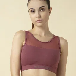 Van Heusen Anti Bacterial Cotton Full Coverage Wire-free Padded Sports Bra-picture-11