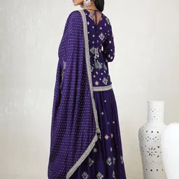Soch Embroidered Sequinned Ready to Wear Lehenga & Blouse With Dupatta image 2