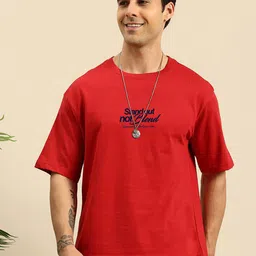 Mast & Harbour Men Printed Applique T-shirt-picture-48