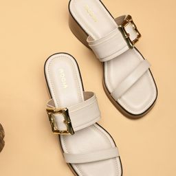 Rocia Platform Heels Sandals with Buckles-56