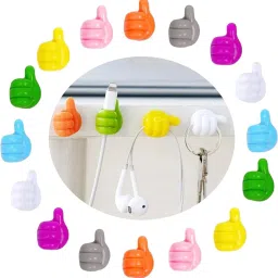 Silicon Thumb Multi Functional Hand Shape Wall Clip Hanger Hook 10-image-59