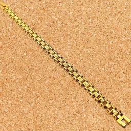 Dynamic Retail Global Men Gold-Plated Link Bracelet-image-80