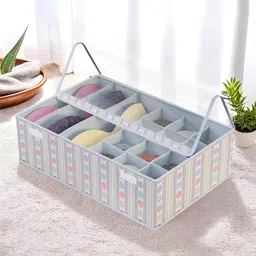 Kuber Industries Grey Set of 1 Regular Drawer Organiser Organisers-15