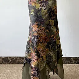 LULU & SKY Printed Flared Maxi Skirt-picture-6