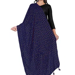 Kemza Floral Printed Foil Print Dupatta-picture-41