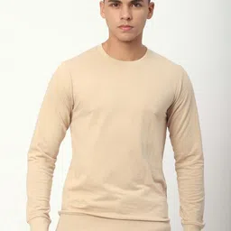 Stitch Hub Men Solid Round Neck Sweatshirt-image-3