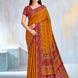 Pandadi Saree Poly Crepe Sarees-image-7