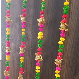 Sellplus Set Of 6 Pompom Toran image 5
