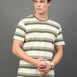 THE BEETEL HOUSE Men Striped Pockets T-shirt-picture-1