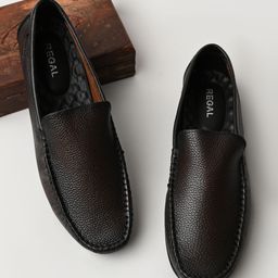 Regal Men Leather Slip On Loafers-picture-7