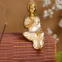 Art Street Gold-Toned Buddha Idol Showpiece-image-31
