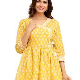 DMP EXPORT Floral Printed Peplum Top-image-7