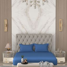 Pure Decor 300 TC King Bedsheet with 2 Pillow Covers-image-98