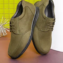 Provogue Men Leather Round Toe Sneakers Fashion-image-88