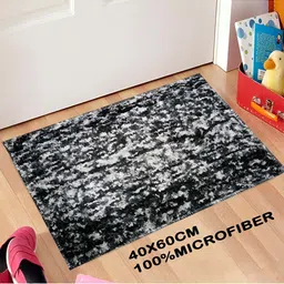 GBL COLLECTION Black Cotton Water Resistant Floor Mat-image-28