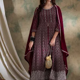 Miss Ethnik Embroidered Thread Work Ready to Wear Lehenga & Blouse With Dupatta-picture-9