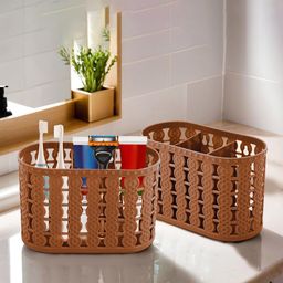 Kuber Industries Beige 2 Pieces Hanging & Wall Mounted Organisers-26