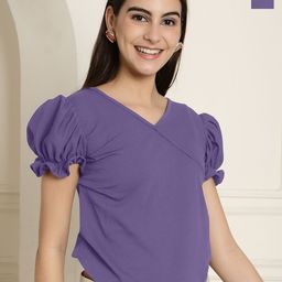 Metronaut Pack of 2 Women Solid Regular Peplum Top-image-77