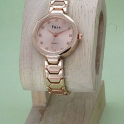 VIRAKTI Women Brass Dial & Bracelet Style Straps Analogue Watch H-16-ROSEGOLD-image-91