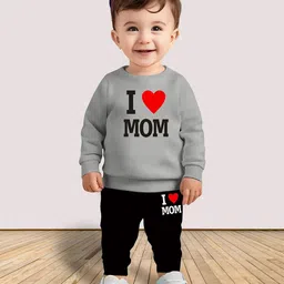 MITANSH Kids Printed Round Neck Sweatshirt With Jogger-picture-14