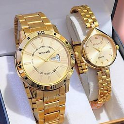 Skylark Unisex Dial & Stainless Steel Bracelet Style Straps Analogue Multi Function Watch-0